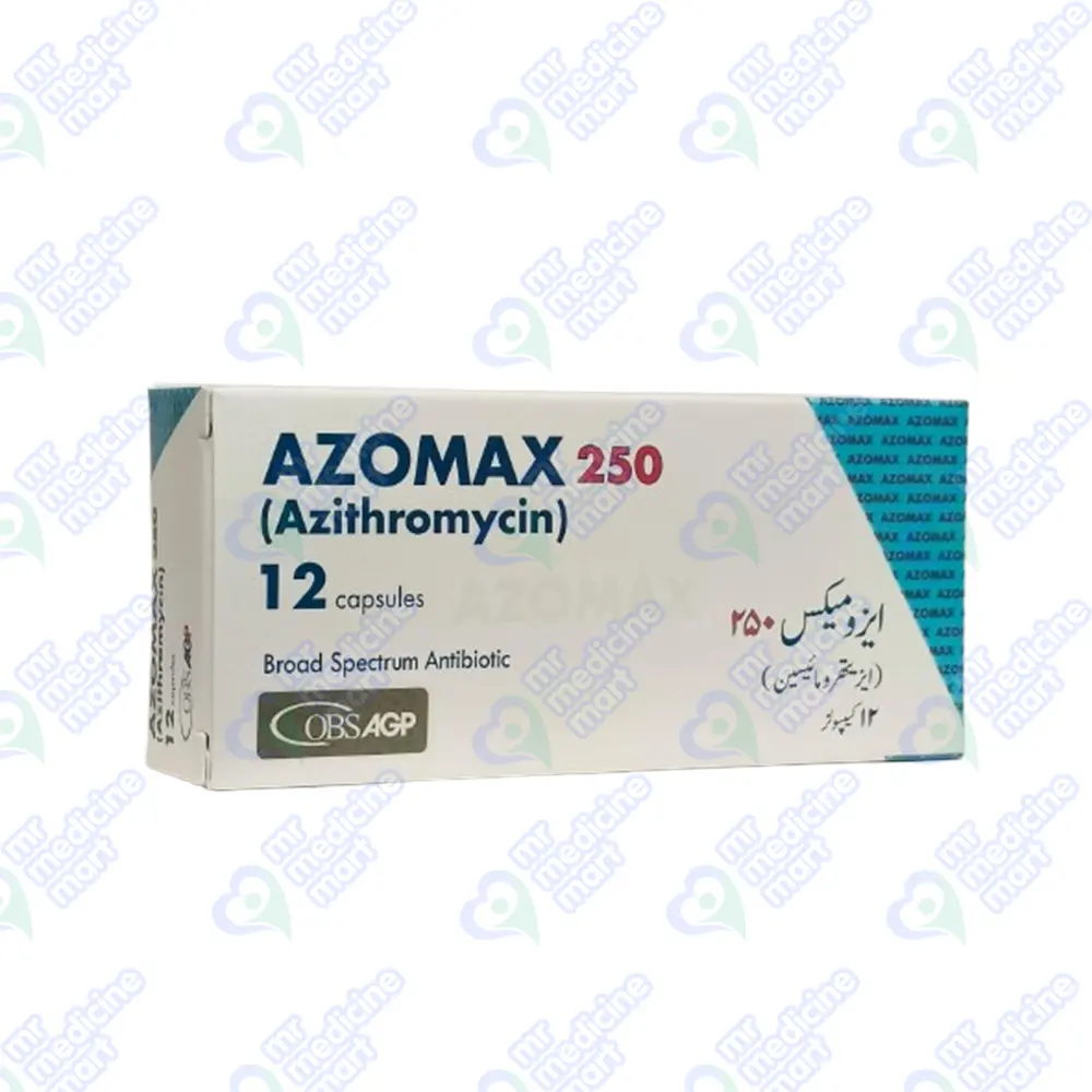 Azomax 250mg Capsule 12's