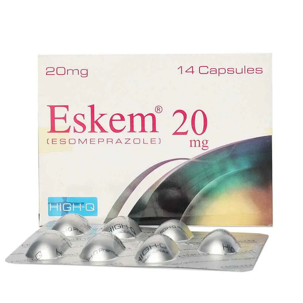 Eskem 20mg Capsules 14 'S