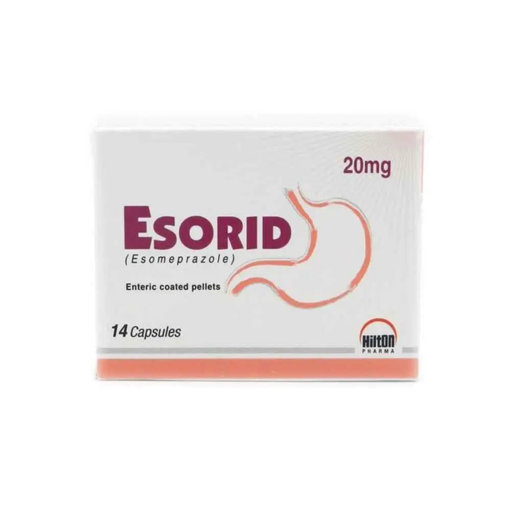 Esorid 20mg Capsule 7 'S