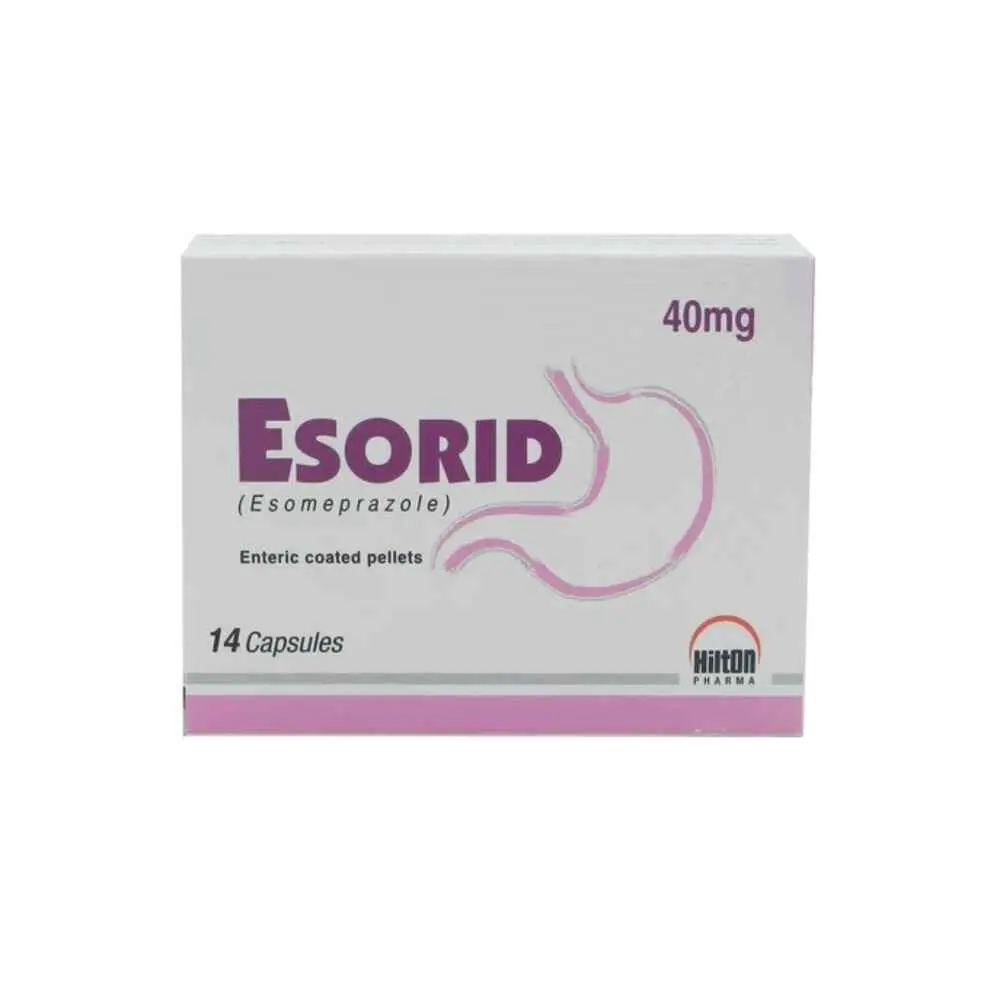 Esorid 40mg Capsule 7 'S
