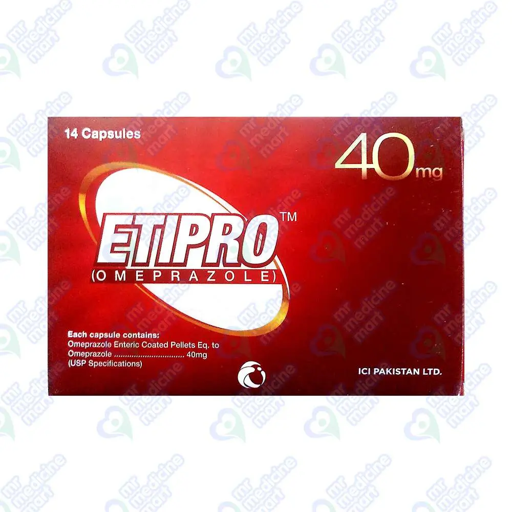 Etipro 40mg Capsule 7 'S