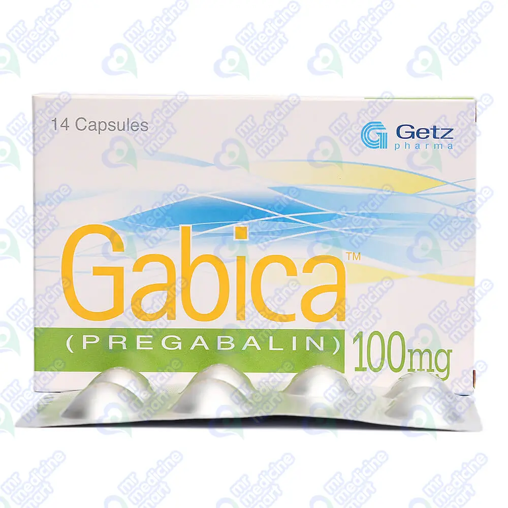 Gabica 100mg Capsule 7 'S