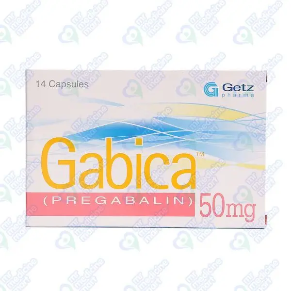 Gabica 50mg Capsule 7 'S