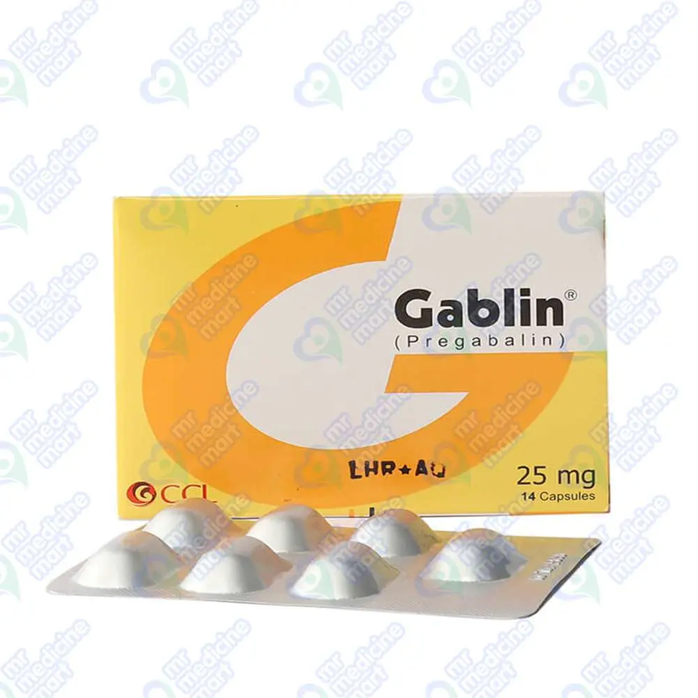Gablin Capsule 25mg (Pregablin) Price In Pakistan