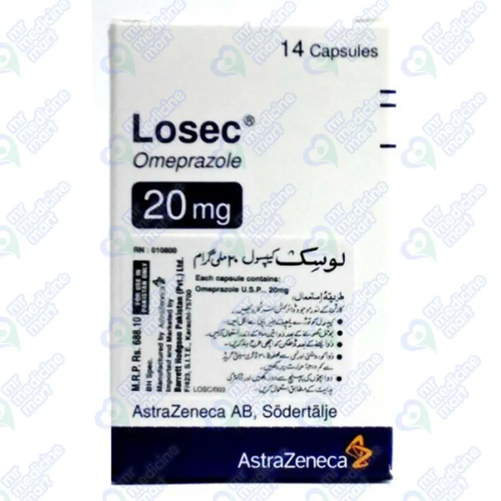 Losec 20mg Capsule 14's (Net)