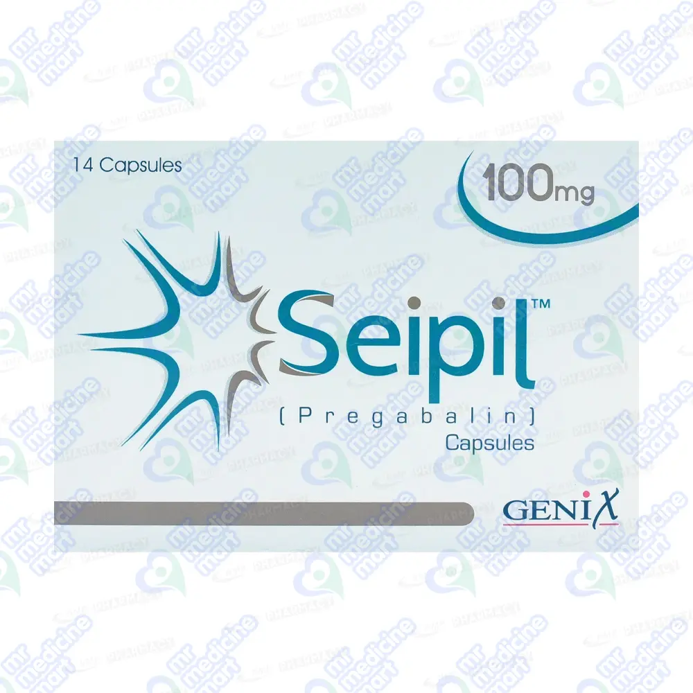 Seipil 100mg Capsule 7 'S