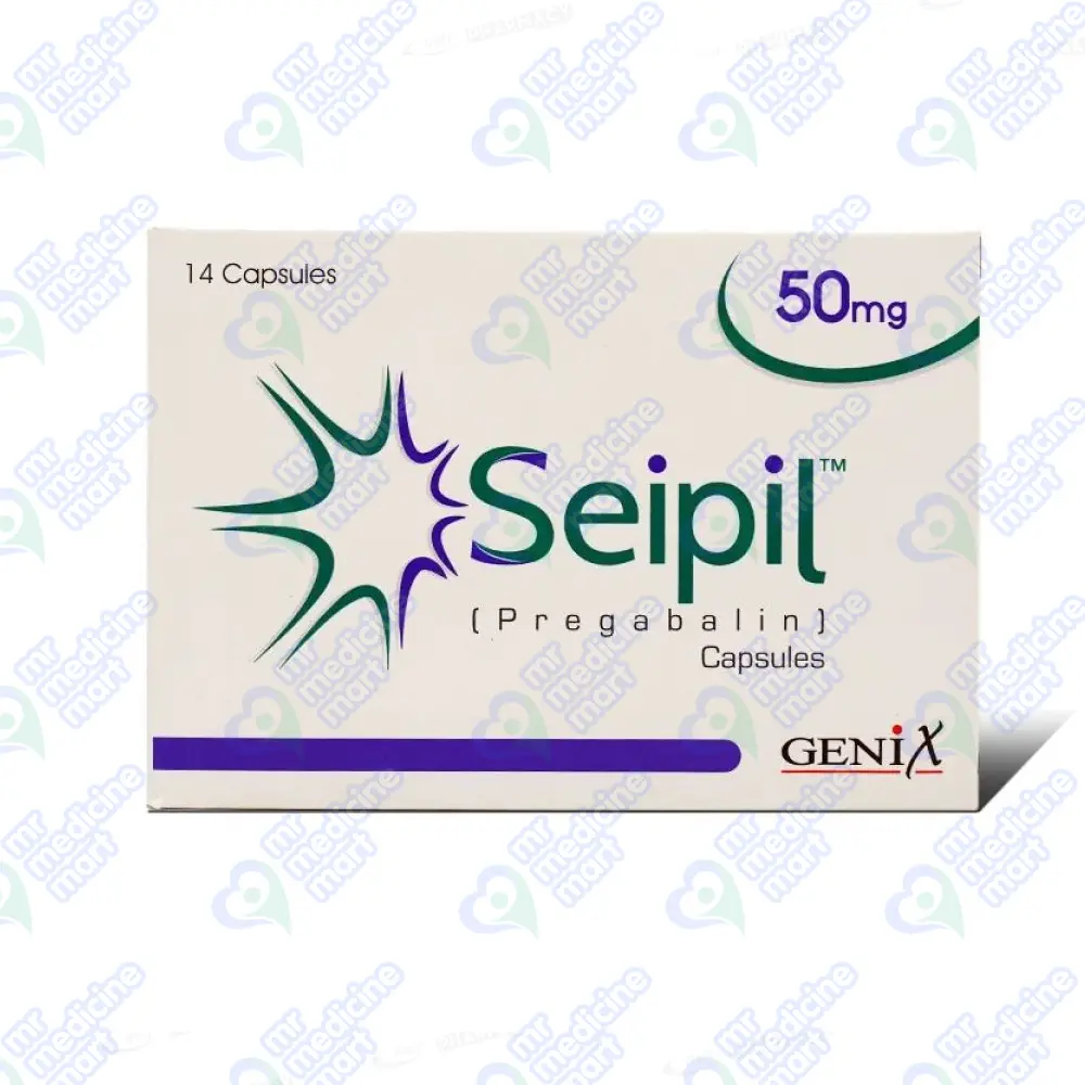 Seipil 50mg Capsule 7 'S