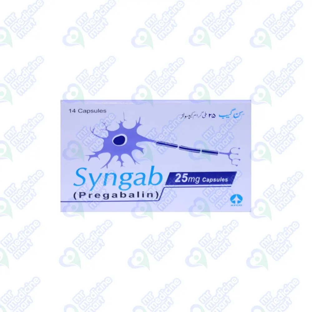 Syngab 25mg Capsules