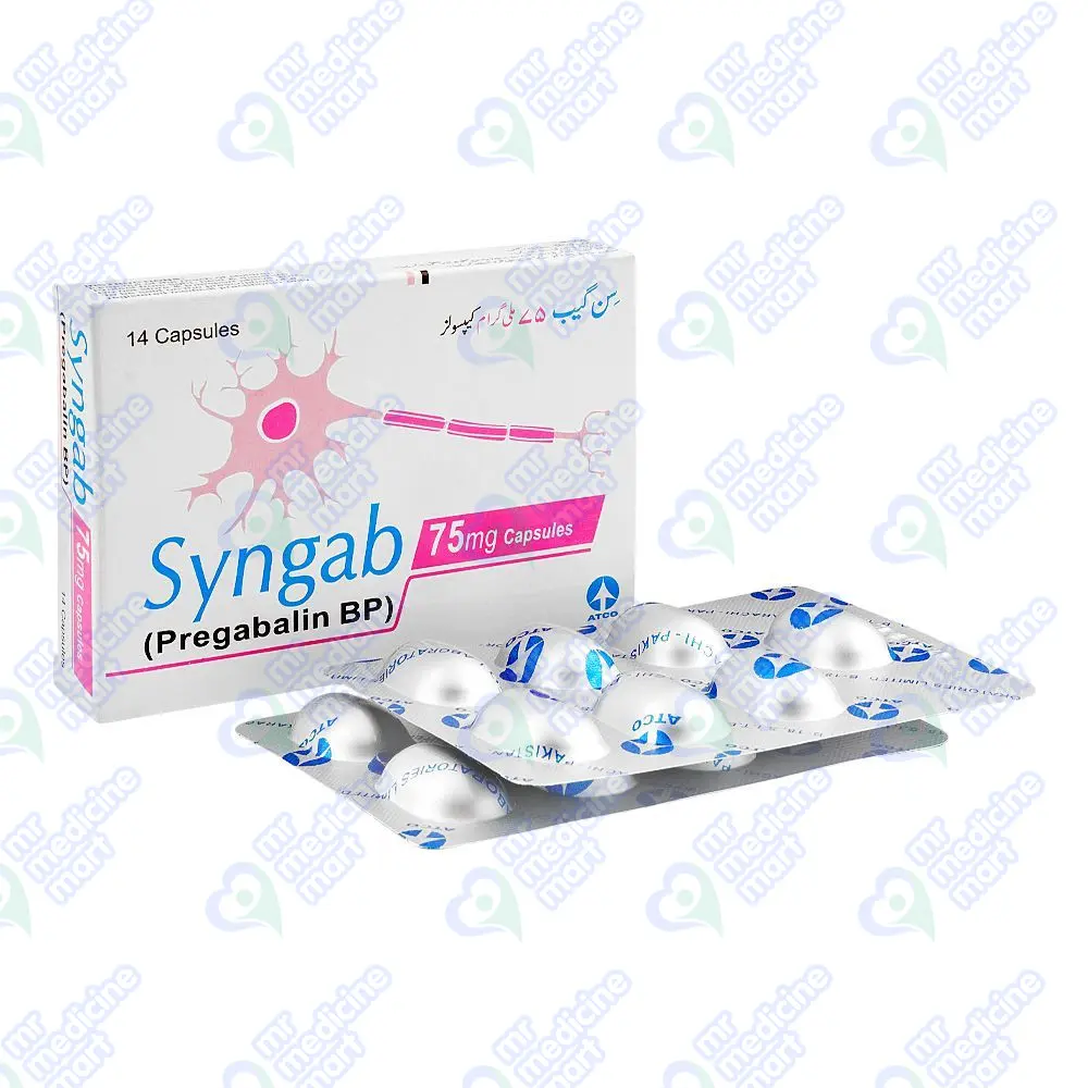 Syngab 75mg Capsules