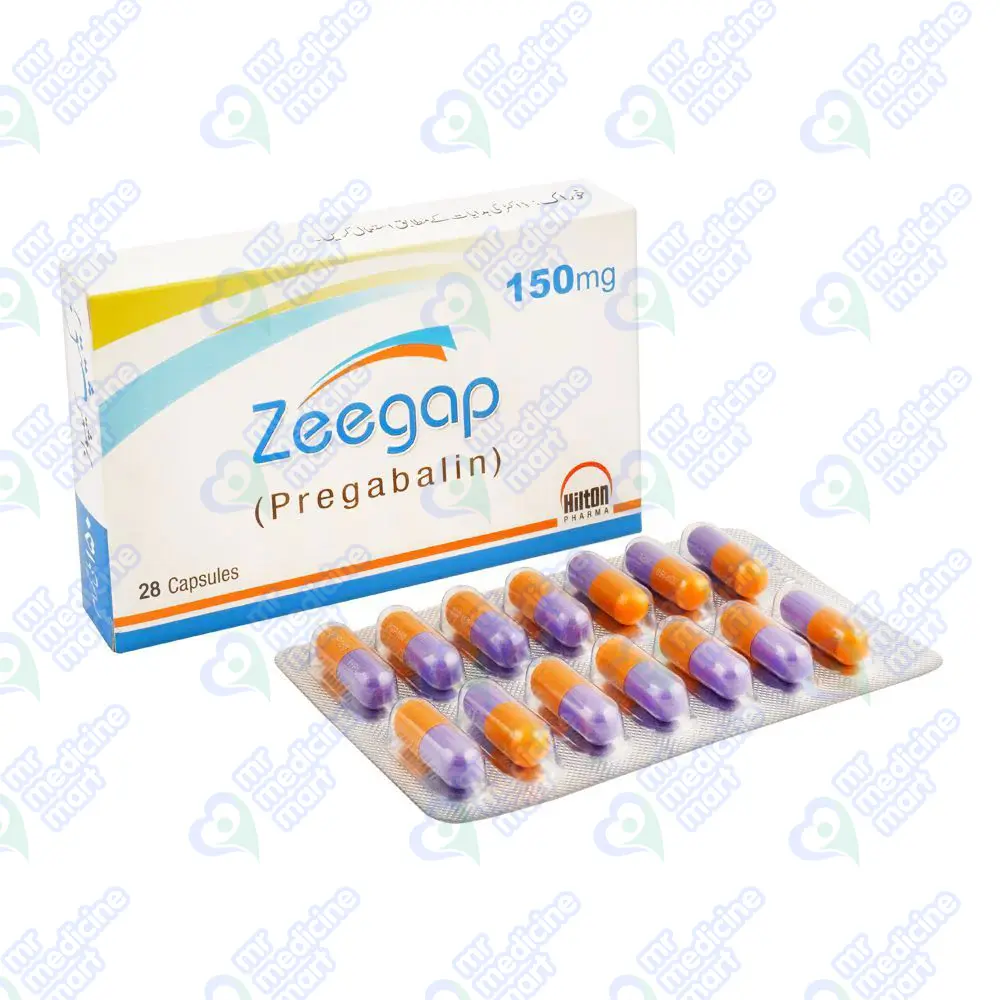 Zeegap 150mg Capsule (Pregablin) Price In Pakistan