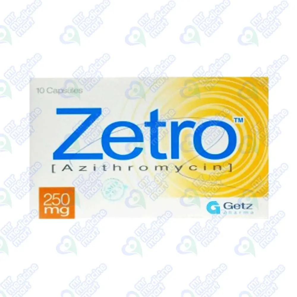 Zetro 250mg Capsule 10 'S