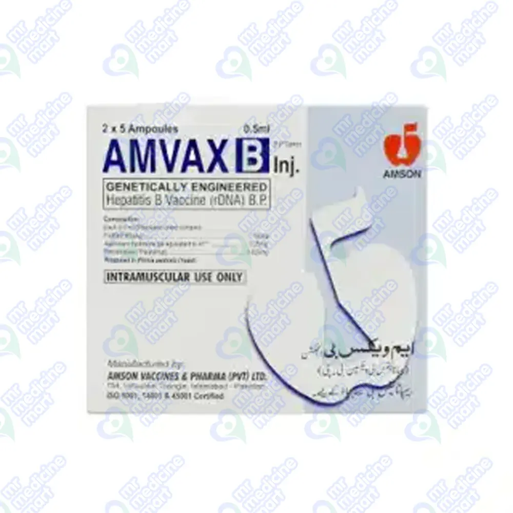 AMVAX B Inj 0.5ml 10mg/0.25/0.025