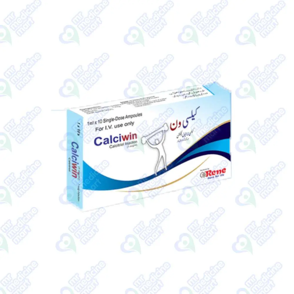 Calciwin 1mcg/ml Injection (Calcitrol) Price in Pakistan I Uses