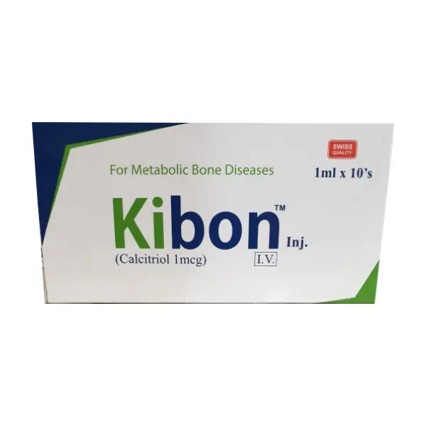 Kibon Injection 1mcg (Calcitriol) Price in Pakistan | Uses & Benefits