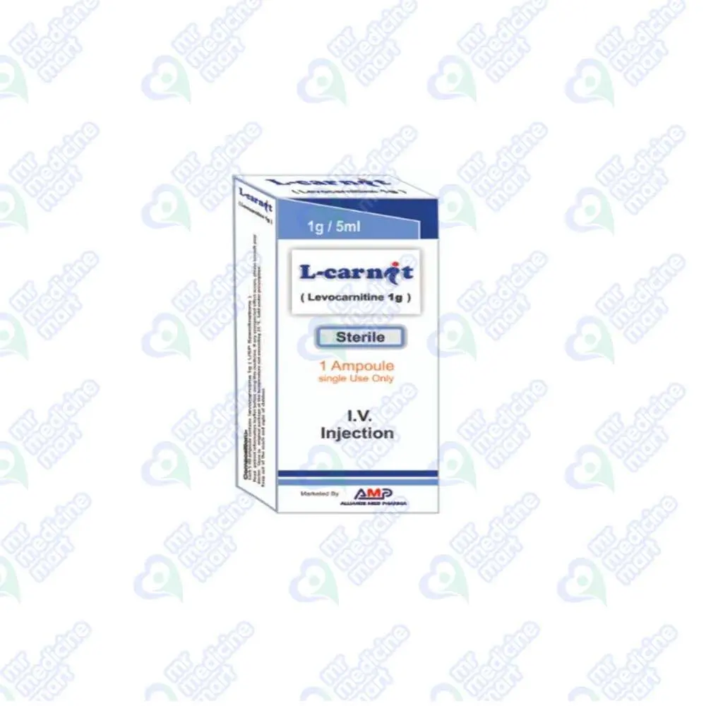 L Carnit Injection (Levocarnitine) Price in Pakistan I Uses