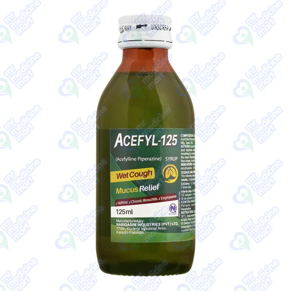 Acefyl 125 Wet Cough Syrup 60ml
