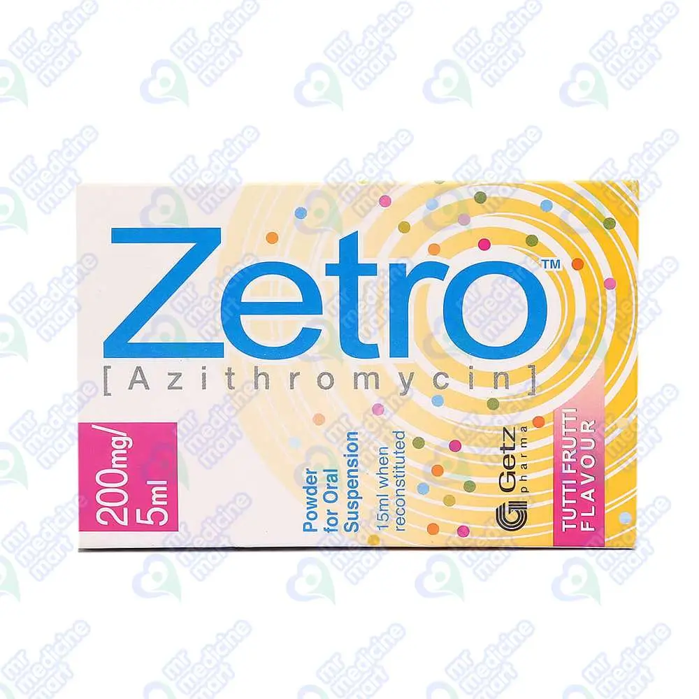 Zetro 200mg/5ml Suspension 15ml