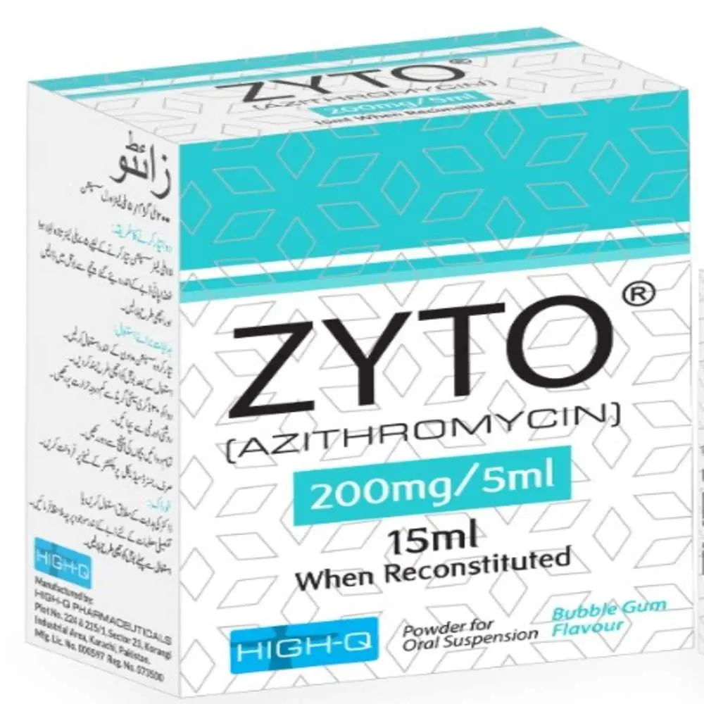 Zyto 200mg/5ml Suspension 15 Ml