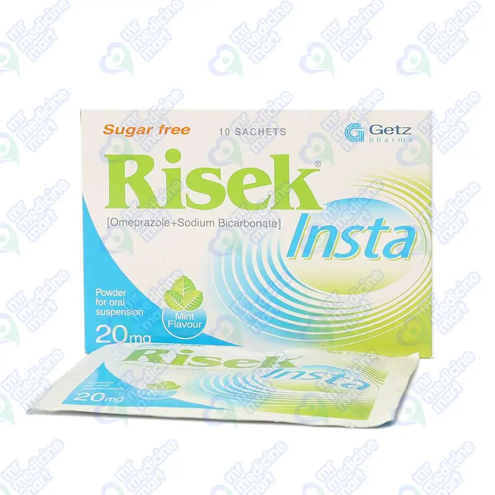 Risek Insta 20mg  Sachet 1 'S