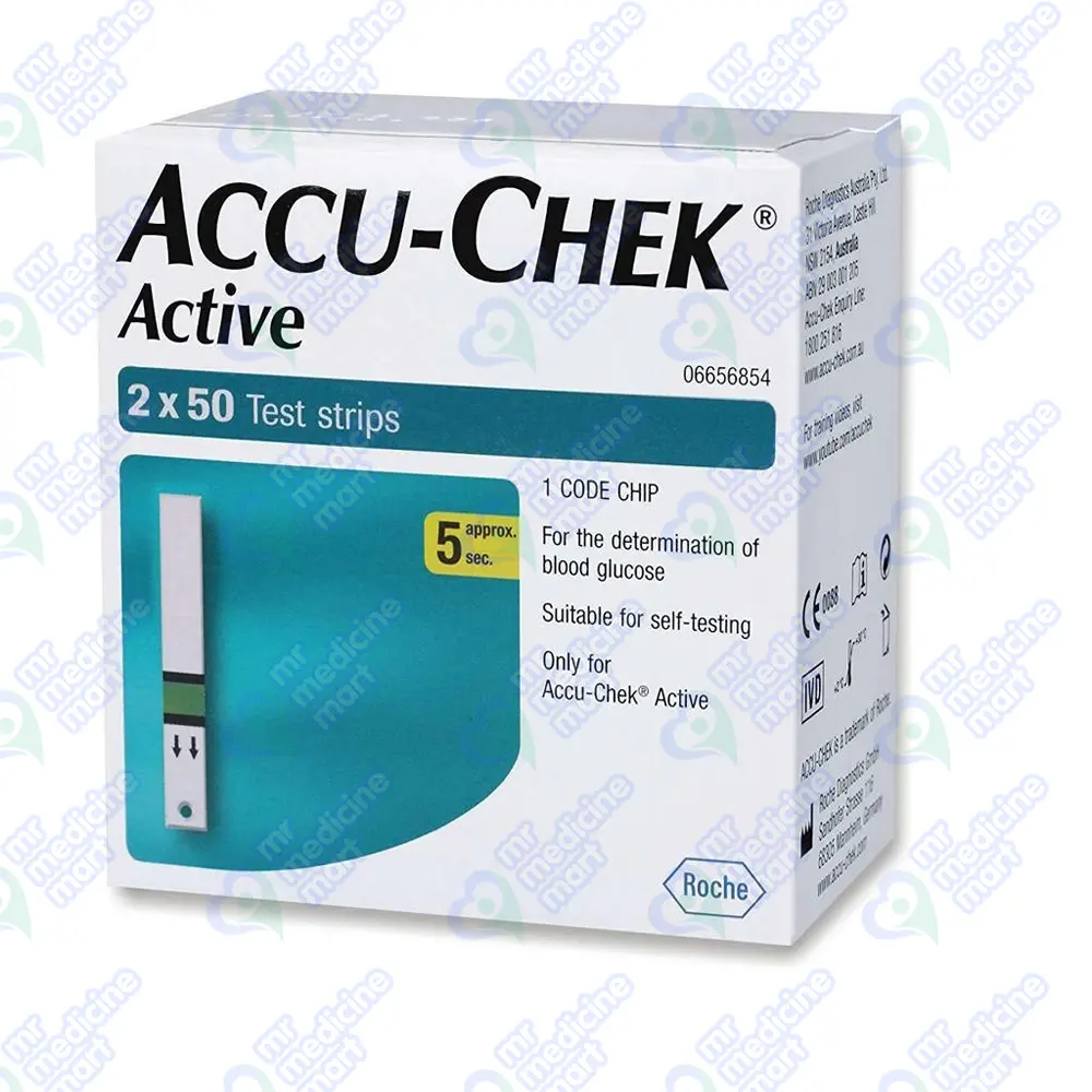 Accu Chek (Active) Test Strips 2X50 'S