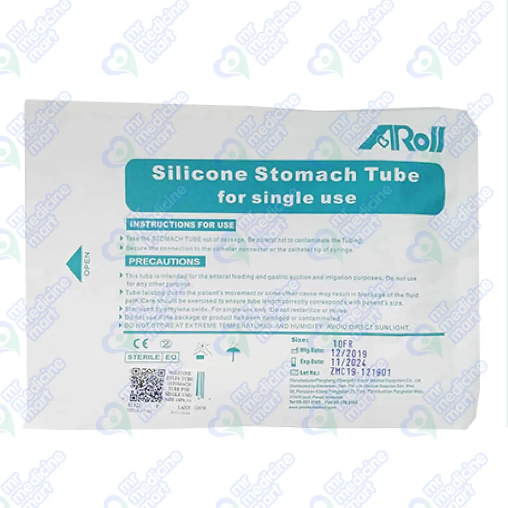 Relation Stomach Tube Size 10Fr