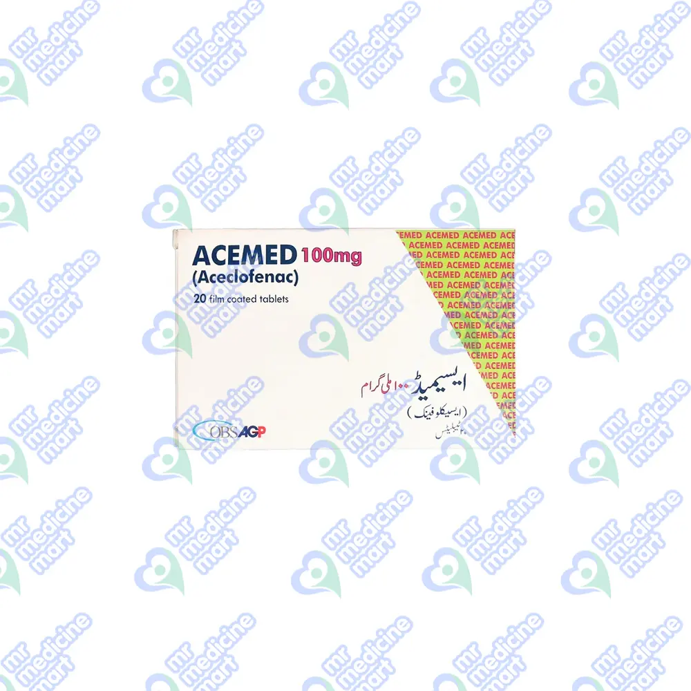 Acemed 100mg Tablet (1 Strip old) 10's 