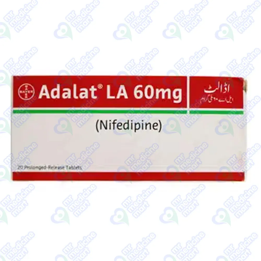 Adalat LA 60mg Tablet 10'S (Dis Continued)