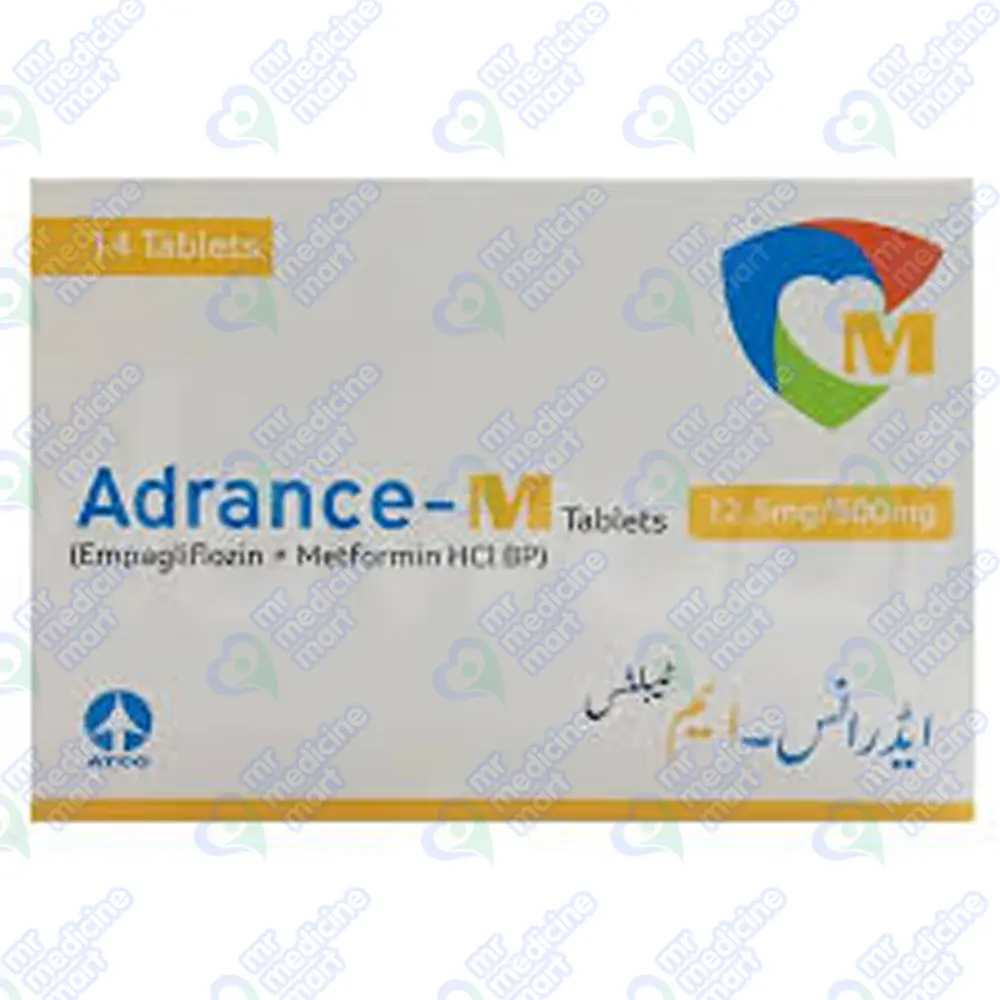 Adrance M 12.5mg/500MG Tablet
