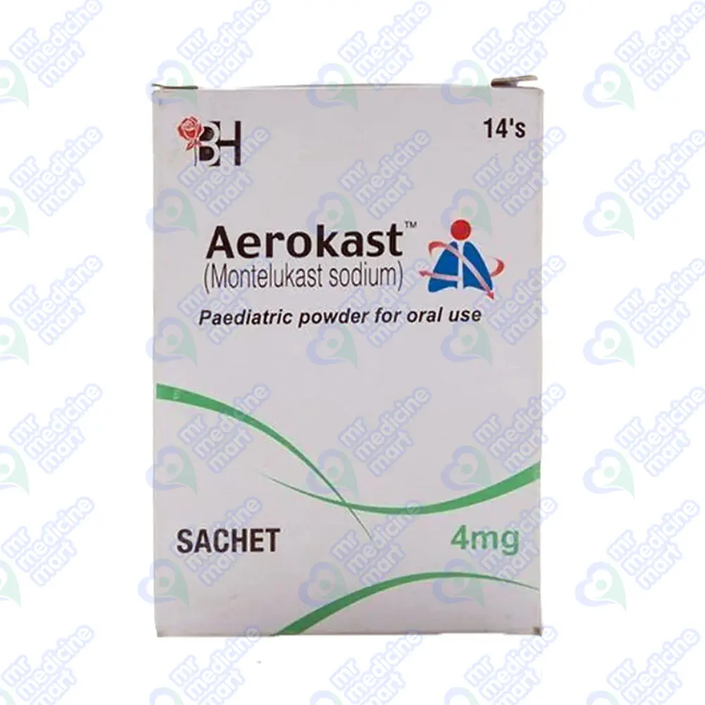 Aerokast 4mg Sachet 14 'S
