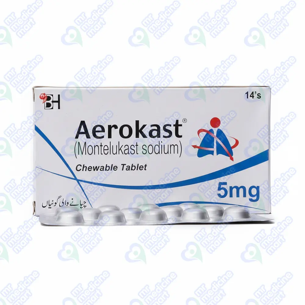 Aerokast 5mg Tablet 14 'S