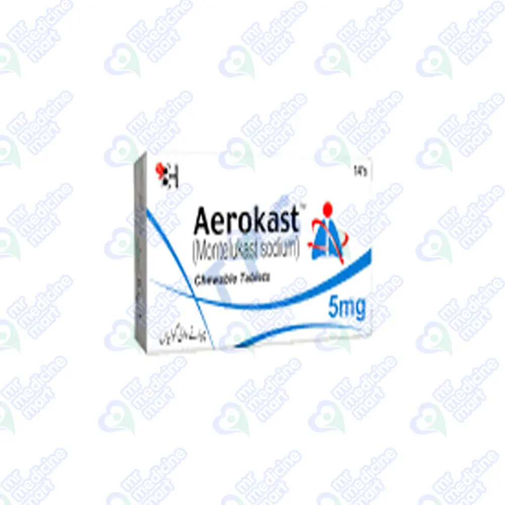 Aerokast 5mg Tablet 14 'S