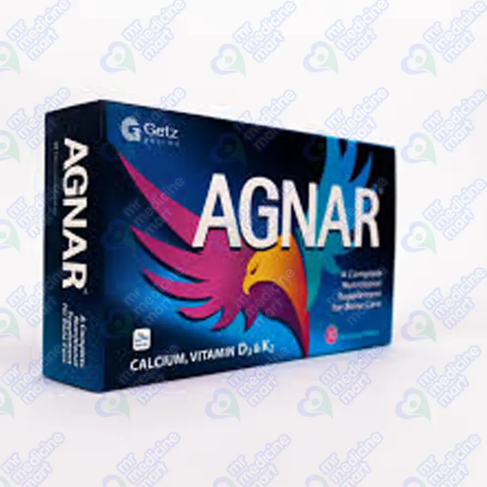 Agnar 400mgIU+90mcg+50 Tablet 10 'S