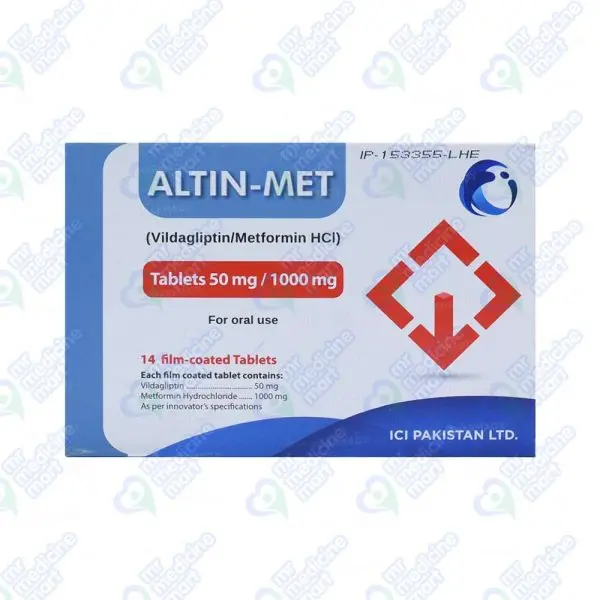 Altin Met 50mg/1000mg Tablet