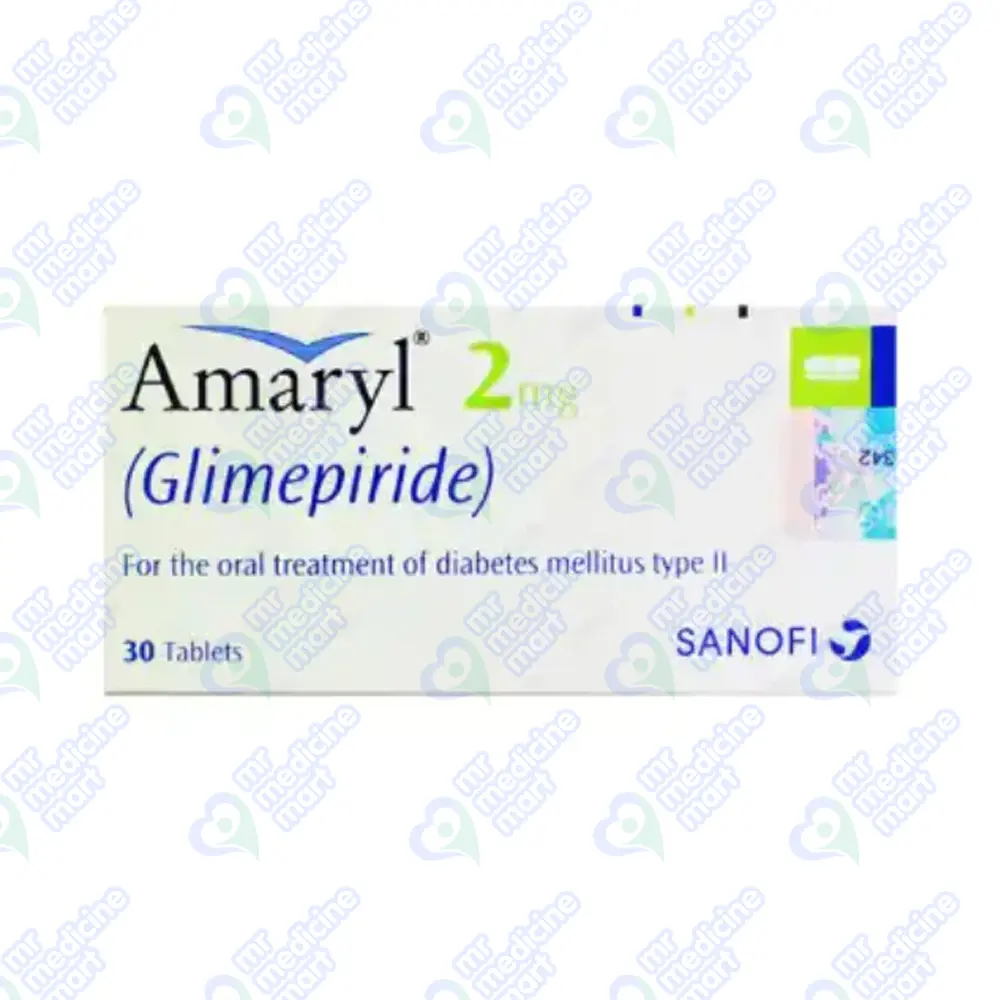 Amaryl 2mg Tablet 15 'S