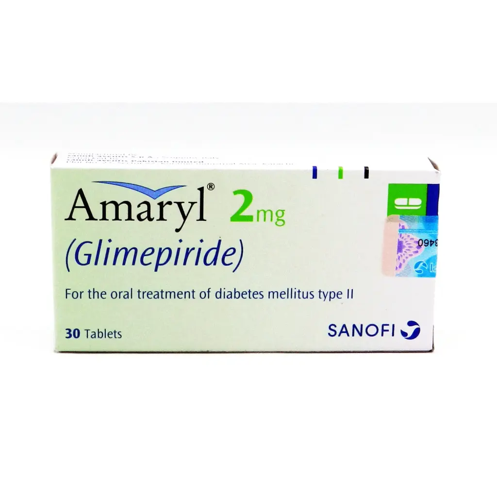 Amaryl 2mg Tablet 15 'S