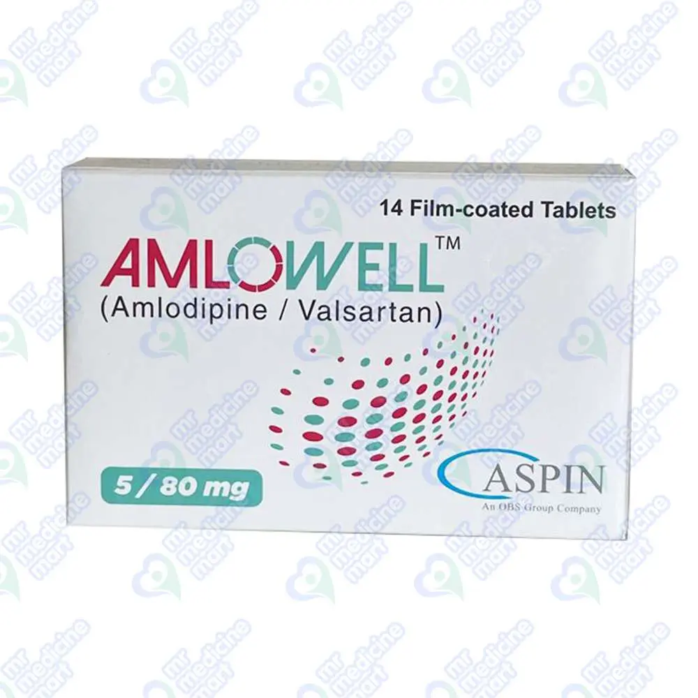 Amlowell 5mg/80mg Tablet 7 'S