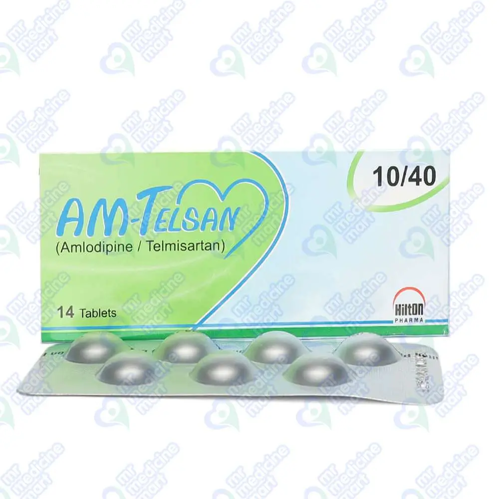 Am Telsan 40mg/10mg Tablet 7'S