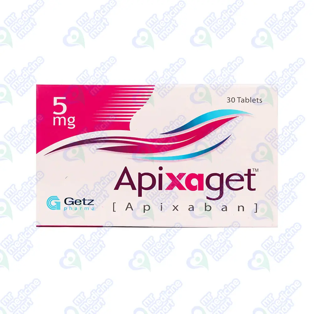Apixaget 5mg Tablet 10 'S