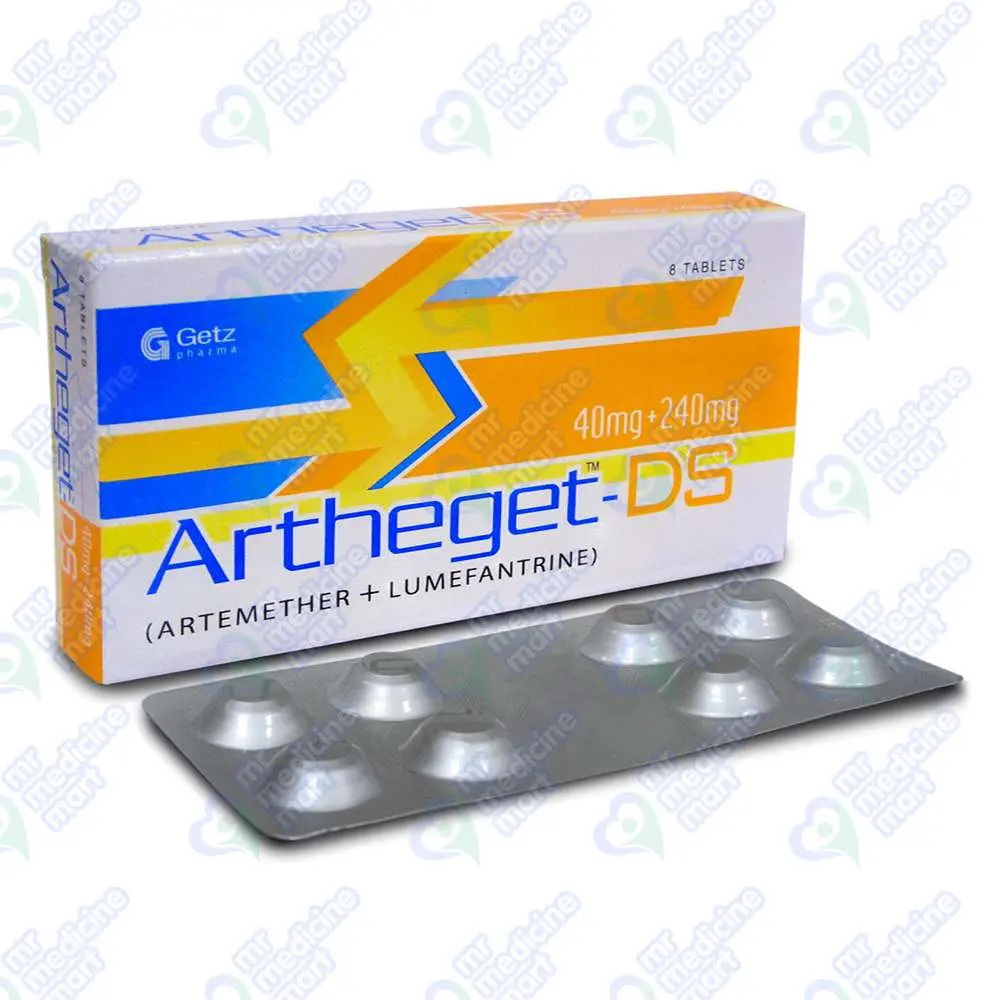 Artheget DS 40mg+240mg Tablet 8 'S