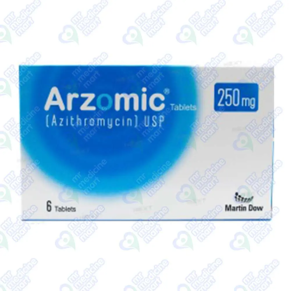 Arzomic 250mg Tablet 6 'S