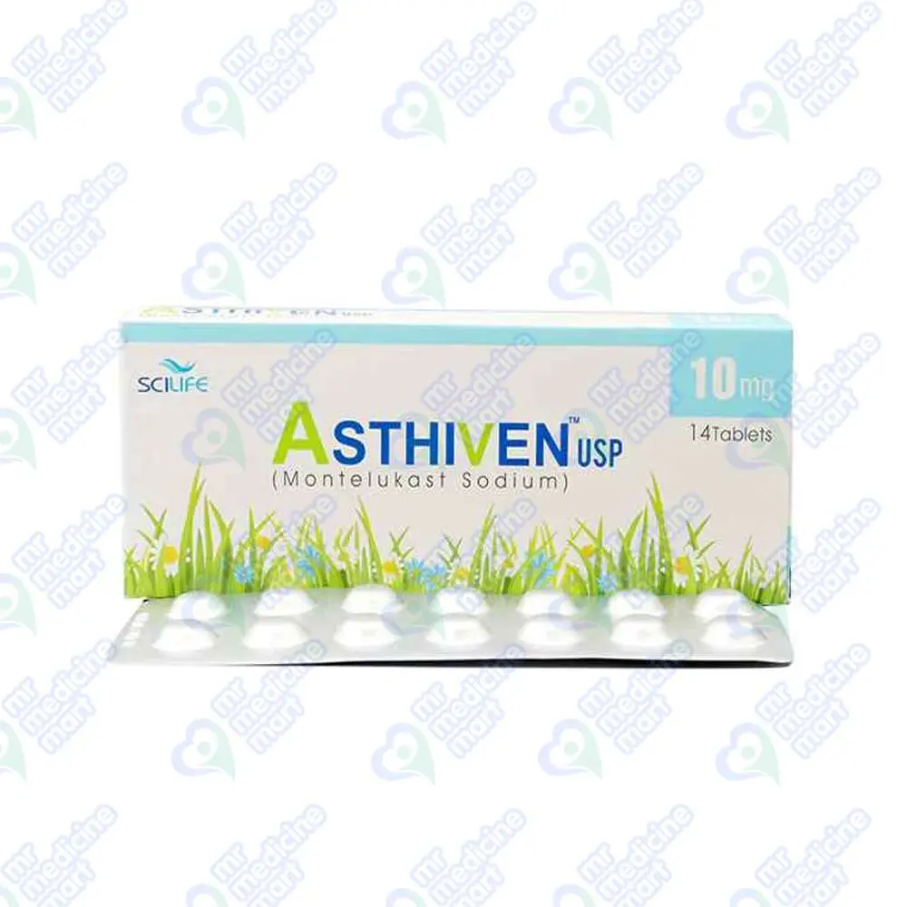 Asthiven 10mg Tablet 14 'S