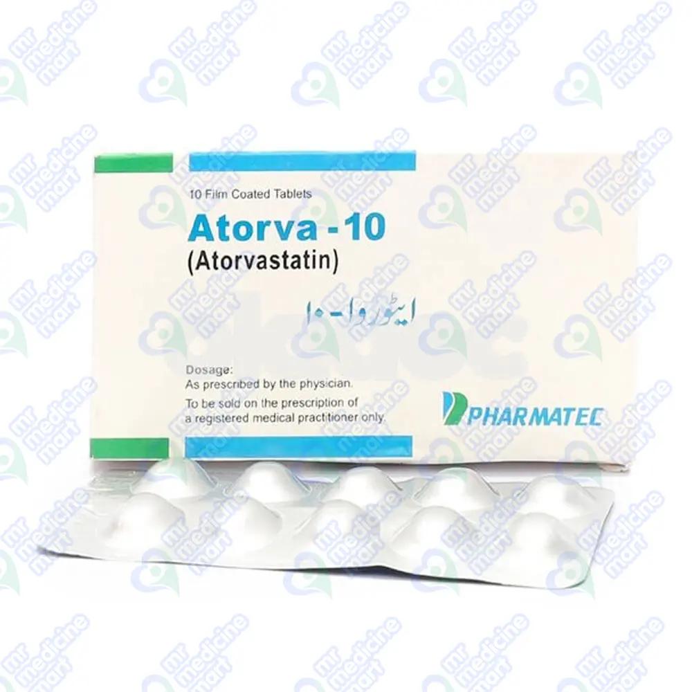 Atorva 10mg Tablet