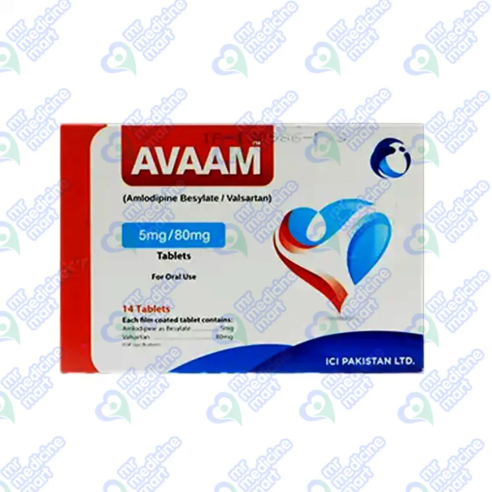 Avaam Tablet 5+80mg 7's