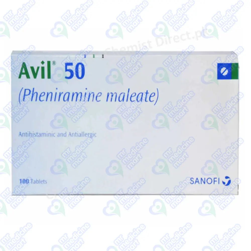 Avil 25mg Tablet 50 'S(Net)