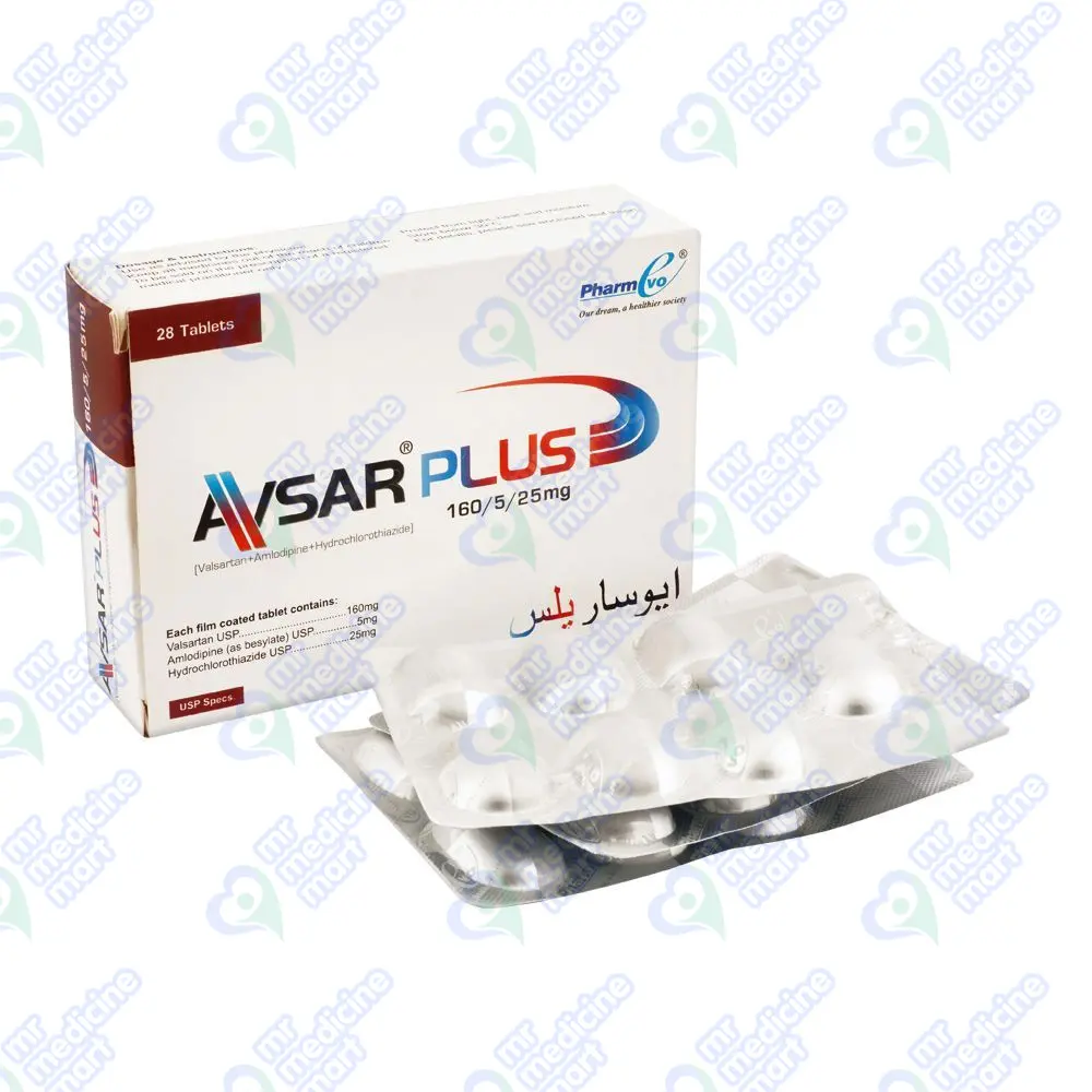 Avsar Plus Tablet 160/5/25mg