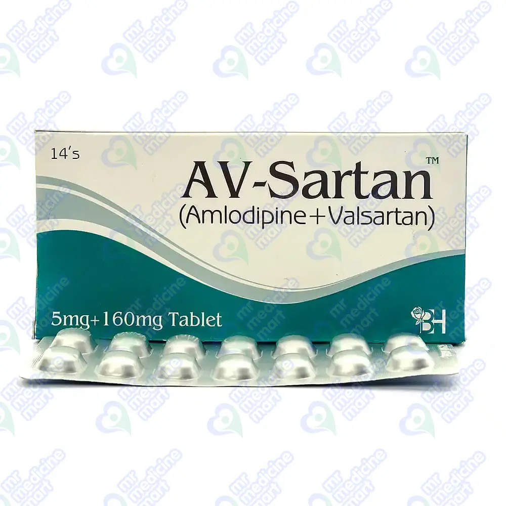 AV Sartan 5mg/160mg Tablet 14 'S