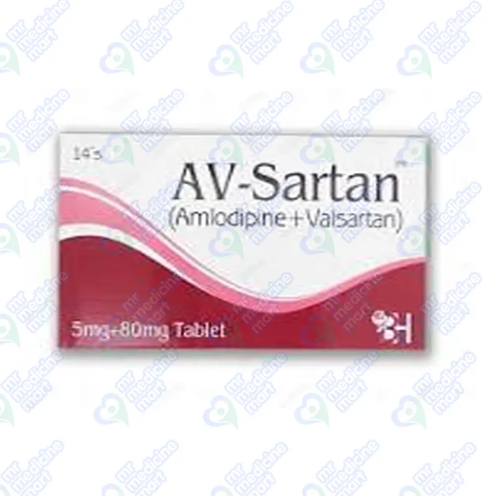 AV Sartan 5mg/80mg Tablet 14 'S