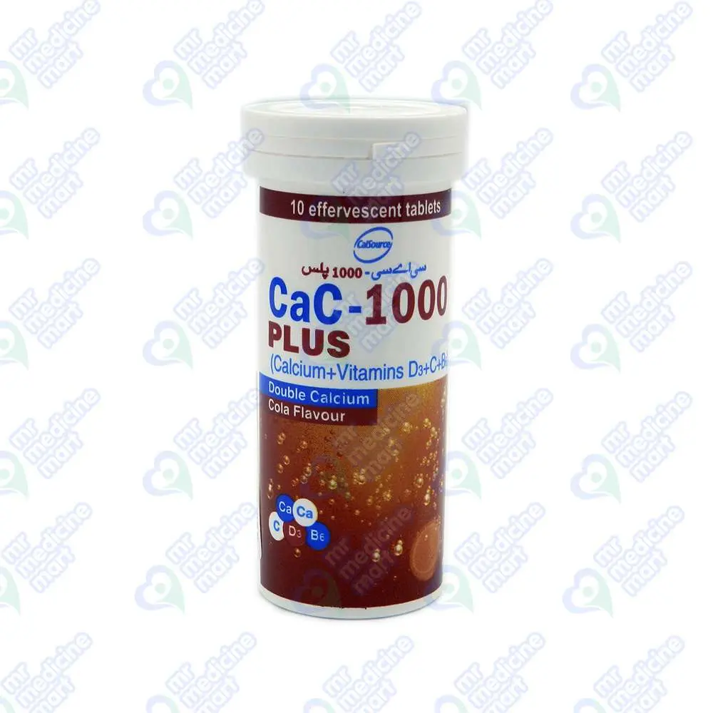 CaC 1000 Plus Cola Tablet 10 'S