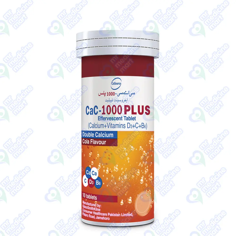 CaC 1000 Plus Cola Tablet 10 'S