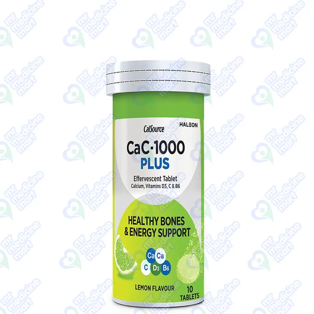CaC 1000 Plus Lemon Tablet 10 'S